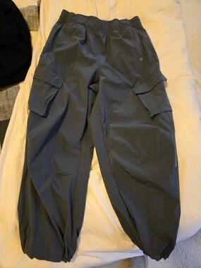 🌲Cargo Pants in Dark Blue - Elastic Waist & Ankle🌲